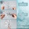 Winter Christmas Centerpiece Table Decorations - 12pcs Wooden Snowflakes Decor 3D Silver White Snowflake Tabletop Decor for Xmas Holiday Tiered Tray Winter Farmhouse Decor